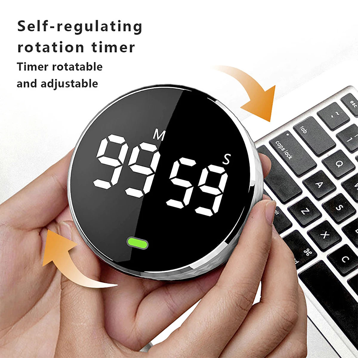 Magnetic Digital Timer for Cooking Studying Sport with Constant Light Function