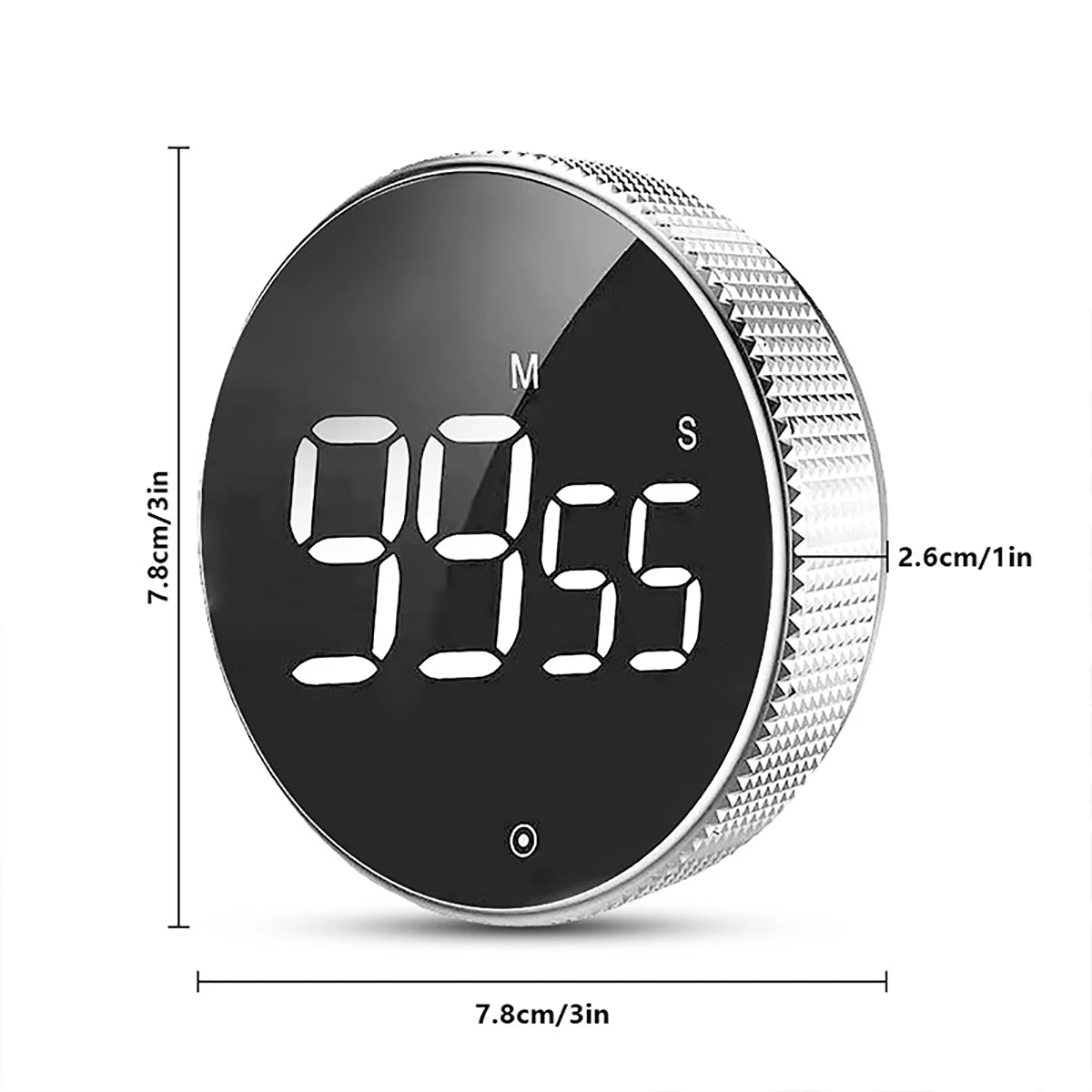 Magnetic Digital Timer for Cooking Studying Sport with Constant Light Function